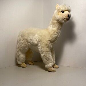 HANSA Creation Alpaca (6024) White 10''x 14'' Hand Crafted in Philippines 2015